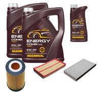 DENCKERMANN Controllo Set MANNOL Combi LL 5W-30 11L Per Mercedes 113 CDI 116