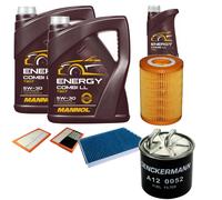 DENCKERMANN Controllo Set MANNOL Combi LL 5W-30 11L Per Mercedes C-Klasse