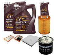 DENCKERMANN Controllo Set MANNOL Combi LL 5W-30 11L Per Mercedes E-Klasse