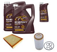 DENCKERMANN Controllo Set MANNOL Combi LL 5W-30 11L Per Mercedes Sprinter
