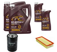 DENCKERMANN Controllo Set MANNOL Combi LL 5W-30 12L Per Audi 80 1.8 S 2.0 E