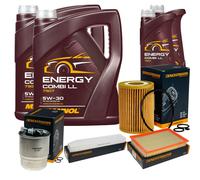 DENCKERMANN Controllo Set MANNOL Combi LL 5W-30 12L Per Jeep Grand Cherokee