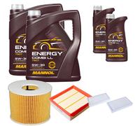 DENCKERMANN Controllo Set MANNOL Combi LL 5W-30 12L Per Mercedes M-Klasse
