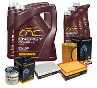 DENCKERMANN Controllo Set MANNOL Combi LL 5W-30 13L Per Mercedes Sprinter