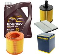 DENCKERMANN Controllo Set MANNOL Combi LL 5W-30 5L Per Audi A6 Avant 2.0 TDI