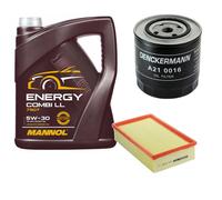DENCKERMANN Controllo set MANNOL Combi LL 5W-30 5L per Audi A6 Avant