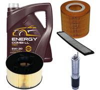 DENCKERMANN Controllo Set MANNOL Combi LL 5W-30 5L Per BMW 3er Compact 316