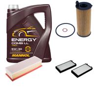DENCKERMANN Controllo Set MANNOL Combi LL 5W-30 5L Per BMW X5 XDRIVE25D