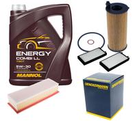DENCKERMANN Controllo Set MANNOL Combi LL 5W-30 5L Per BMW X5 XDRIVE25D