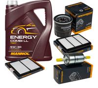 DENCKERMANN Controllo Set MANNOL Combi LL 5W-30 5L Per Chevrolet Matiz 0.8