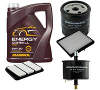 DENCKERMANN Controllo Set MANNOL Combi LL 5W-30 5L Per Chevrolet Nubira