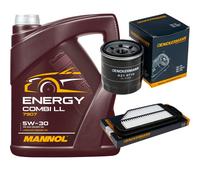 DENCKERMANN Controllo Set MANNOL Combi LL 5W-30 5L Per Chevrolet Spark 1.0