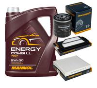 DENCKERMANN Controllo Set MANNOL Combi LL 5W-30 5L Per Chevrolet Spark 1.0