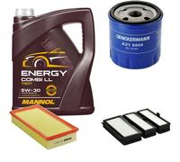 DENCKERMANN Controllo Set MANNOL Combi LL 5W-30 5L Per Citroën Jumpy 2.0 HDi