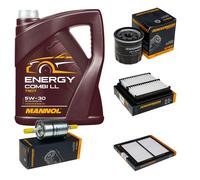 DENCKERMANN Controllo Set MANNOL Combi LL 5W-30 5L Per Daewoo Matiz 0.8 1.0