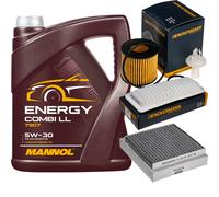 DENCKERMANN Controllo Set MANNOL Combi LL 5W-30 5L Per Daihatsu Sirion 1.3