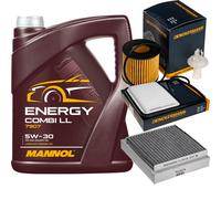 DENCKERMANN Controllo Set MANNOL Combi LL 5W-30 5L Per Daihatsu Sirion 1.5