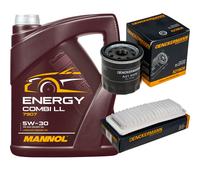 DENCKERMANN Controllo Set MANNOL Combi LL 5W-30 5L Per Daihatsu YRV 1.3