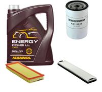 DENCKERMANN Controllo Set MANNOL Combi LL 5W-30 5L Per Ford Mondeo I Turnier