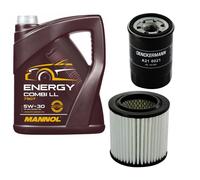DENCKERMANN Controllo Set MANNOL Combi LL 5W-30 5L Per Honda CR-V II 2.0