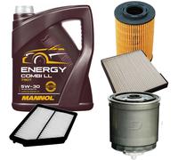DENCKERMANN Controllo Set MANNOL Combi LL 5W-30 5L Per Hyundai Matrix 1.5
