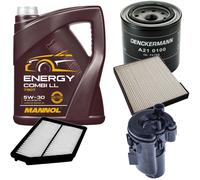 DENCKERMANN Controllo Set MANNOL Combi LL 5W-30 5L Per Hyundai Matrix 1.6
