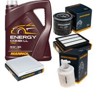 DENCKERMANN Controllo Set MANNOL Combi LL 5W-30 5L Per Hyundai Tucson 1.6