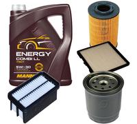 DENCKERMANN Controllo Set MANNOL Combi LL 5W-30 5L Per KIA Picanto 1.1 CRDi