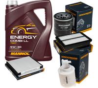 DENCKERMANN Controllo Set MANNOL Combi LL 5W-30 5L Per KIA Proceed 1.0 T-GDi