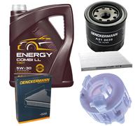 DENCKERMANN Controllo Set MANNOL Combi LL 5W-30 5L Per KIA Rio III 1.4 CVVT