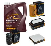 DENCKERMANN Controllo Set MANNOL Combi LL 5W-30 5L Per KIA Soul 1.6 CRDi 128