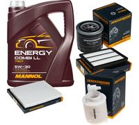 DENCKERMANN Controllo Set MANNOL Combi LL 5W-30 5L Per KIA Sportage 1.6 GDi