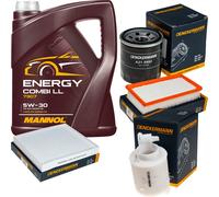DENCKERMANN Controllo Set MANNOL Combi LL 5W-30 5L Per KIA Stonic 1.0 T-GDi