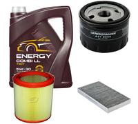 DENCKERMANN Controllo Set MANNOL Combi LL 5W-30 5L Per Lancia Lybra 1.8 16V