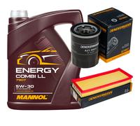 DENCKERMANN Controllo Set MANNOL Combi LL 5W-30 5L Per Lancia Y 1.2 16V