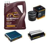DENCKERMANN Controllo Set MANNOL Combi LL 5W-30 5L Per Mazda 6 Kombi 2.2