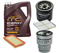 DENCKERMANN Controllo Set MANNOL Combi LL 5W-30 5L Per Mazda Premacy 2.0 TD