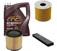 DENCKERMANN Controllo Set MANNOL Combi LL 5W-30 5L Per MINI Mini Cabriolet
