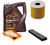 DENCKERMANN Controllo Set MANNOL Combi LL 5W-30 5L Per MINI Mini Cabriolet