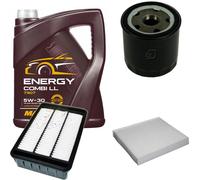 DENCKERMANN Controllo Set MANNOL Combi LL 5W-30 5L Per Mitsubishi Lancer