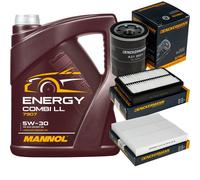 DENCKERMANN Controllo Set MANNOL Combi LL 5W-30 5L Per Mitsubishi Outlander