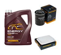 DENCKERMANN Controllo Set MANNOL Combi LL 5W-30 5L Per Mitsubishi Outlander