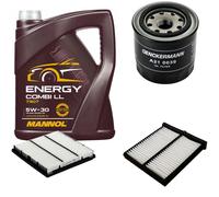 DENCKERMANN Controllo Set MANNOL Combi LL 5W-30 5L Per Mitsubishi Pajero