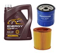 DENCKERMANN Controllo Set MANNOL Combi LL 5W-30 5L Per Nissan Micra II 1.5 D