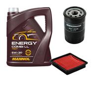 DENCKERMANN Controllo Set MANNOL Combi LL 5W-30 5L Per Nissan Note 1.4 Micra