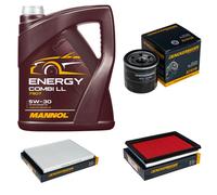 DENCKERMANN Controllo Set MANNOL Combi LL 5W-30 5L Per Nissan Primera 1.6