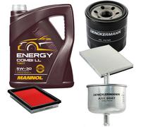 DENCKERMANN Controllo Set MANNOL Combi LL 5W-30 5L Per Nissan Primera 1.6