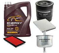 DENCKERMANN Controllo Set MANNOL Combi LL 5W-30 5L Per Nissan Terrano II 2.4