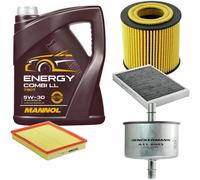 DENCKERMANN Controllo Set MANNOL Combi LL 5W-30 5L Per Opel Astra G Caravan