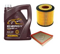 DENCKERMANN Controllo Set MANNOL Combi LL 5W-30 5L Per Saab 9-3 Cabriolet